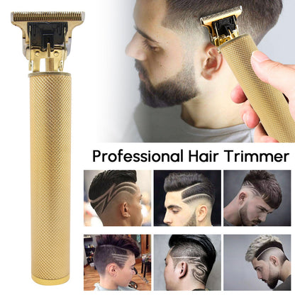 Professional Rechargeable T-Blade Trimmer With Clipper Kit For Men