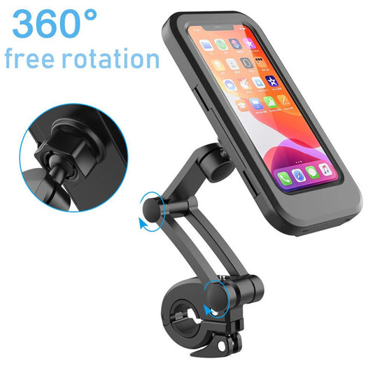 360° rotation waterproof phone car bracket
