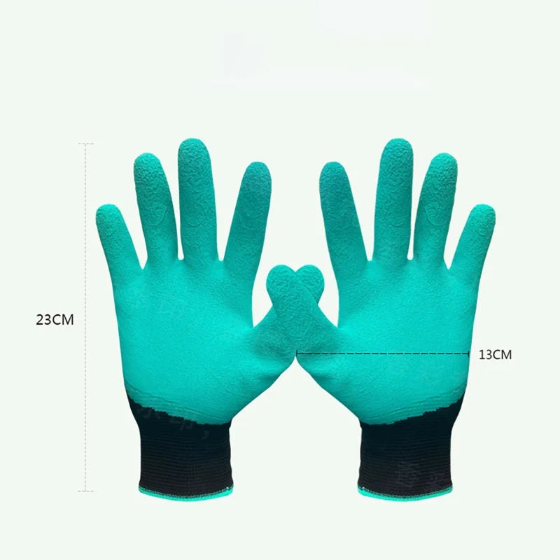 Garden gloves, stab resistant, waterproof, claw resistant,