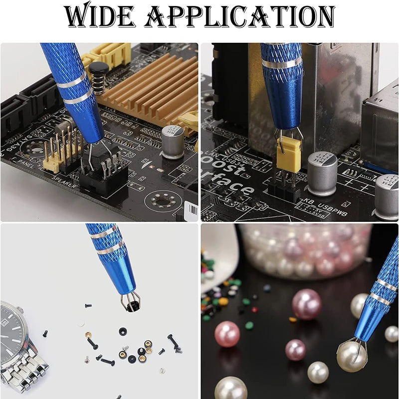 IC Chip Extractor Electronic Component Parts Suction Pen With Bend