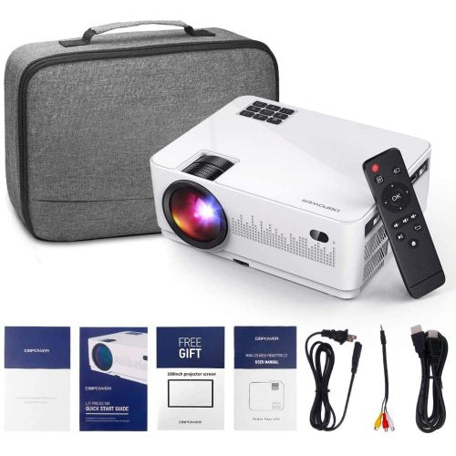 Smart Phone and Tablet Compatible Video Projector With Case