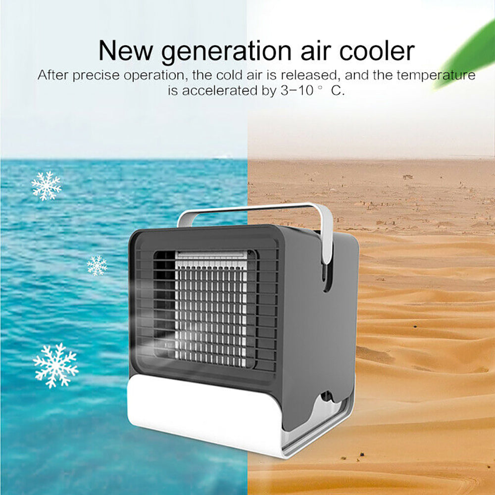 USB Mini Multi Feature Cool Fan Air Conditioner