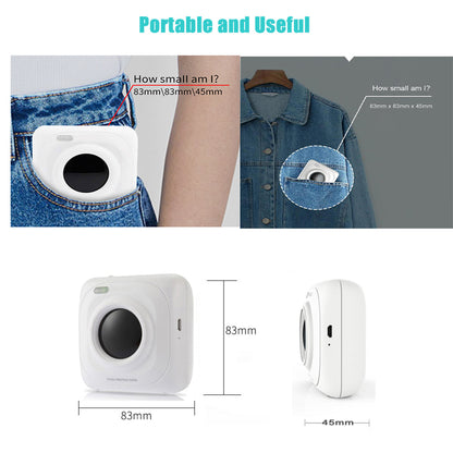 Portable Bluetooth Pocket Printer