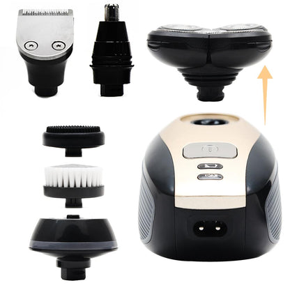 5 Pc Rechargeable Electric Shaver Razor 5 Floating Head Razors