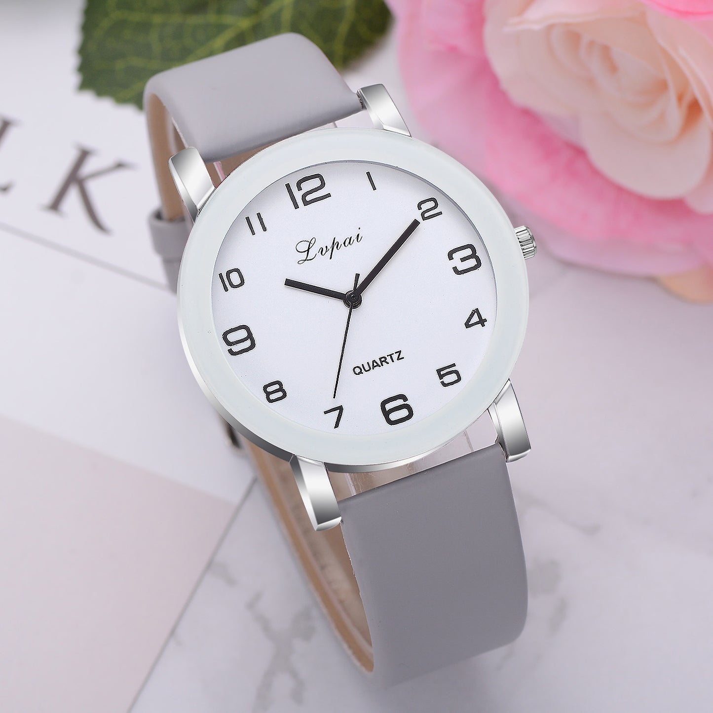 Simple casual digital student watch