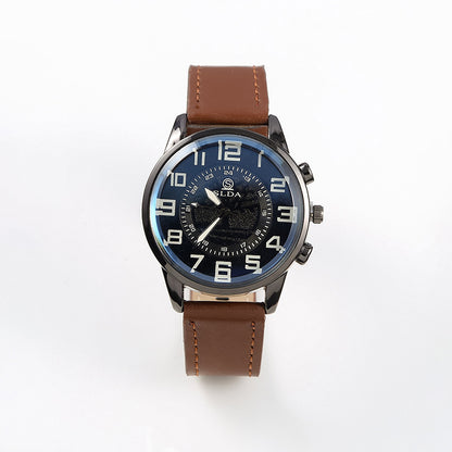 Belt Men's Digital Dial Quartz Watch