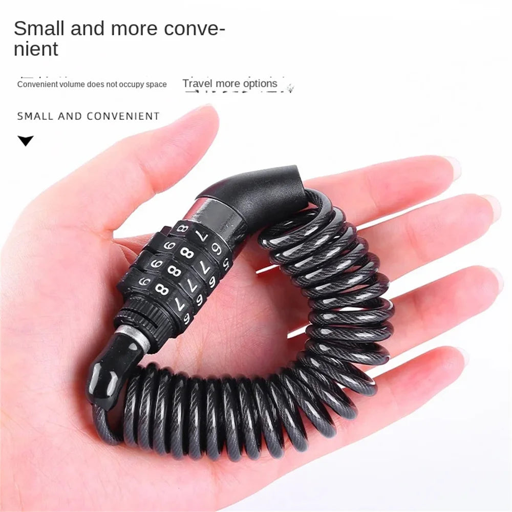 Bicycle Lock Steel Wire Chain Lock Mountain Bike Motorcycle Anti-theft