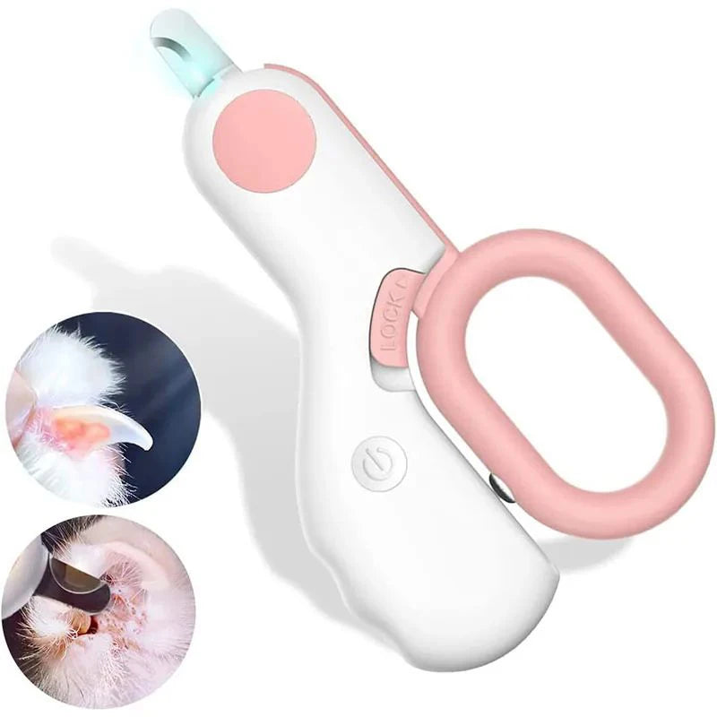LED Light Cat Dog Nail Clipper Cutter Professional Pet Claw Trimmer