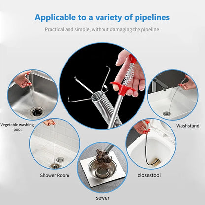 Plumbing Four-claw Hook Dredger Sewer Toilet Tool Manual Toilet Grab