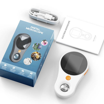 500X Magnification Digital Microscope 2MP Magnifying Glass with 8Light