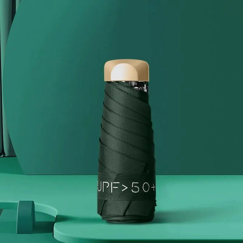 Flat Sun Protection Parasol, WOMEN'S Sun Umbrella, Anti-UV,