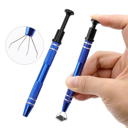 IC Chip Extractor Electronic Component Parts Suction Pen With Bend
