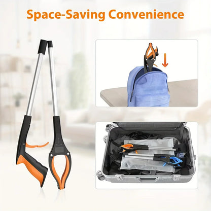 Garbage Picker Gripper With 360 ° Rotating Clip, 32 Inch Lightweight