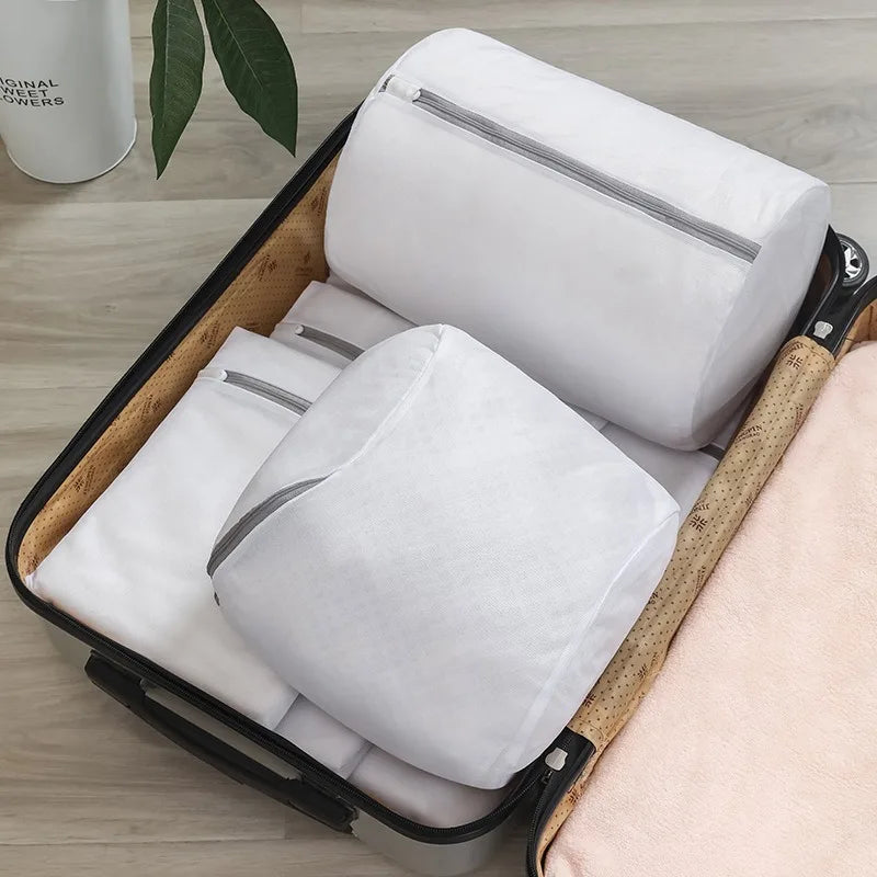 Versatile Shoe Washing Bag - Durable Mesh Laundry Bag for Sneakers,