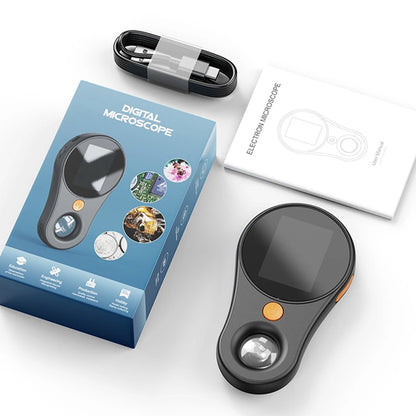 500X Magnification Digital Microscope 2MP Magnifying Glass with 8Light