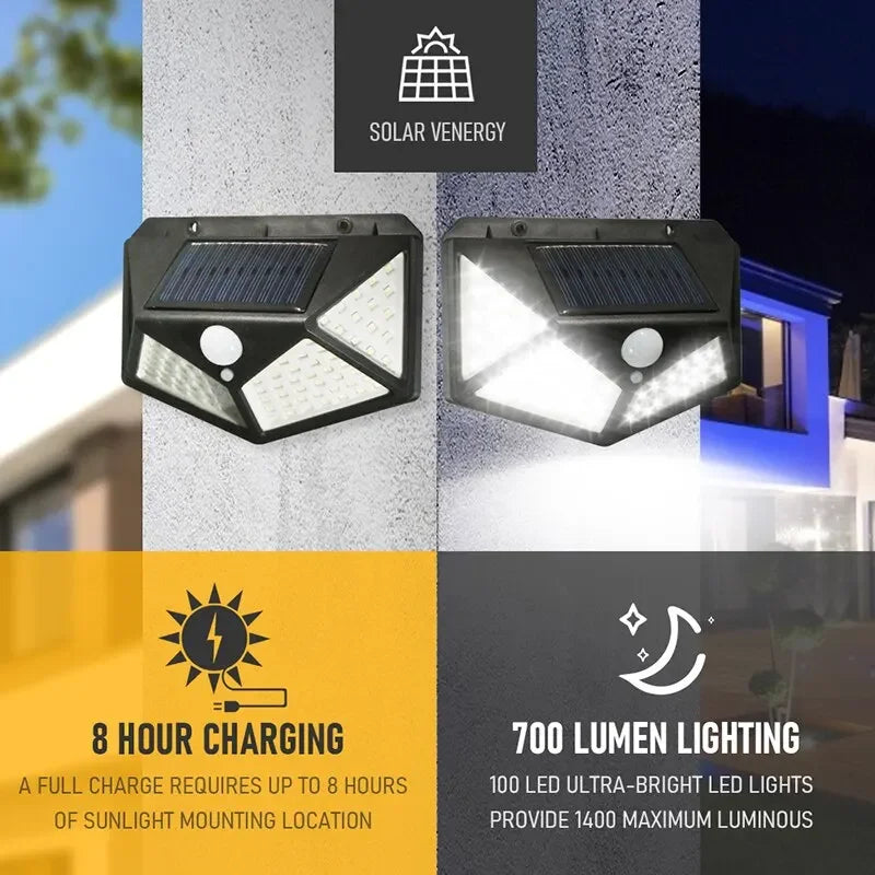 Solar Led for Outdoor Decor Solar Garden Lights Camping Home Wall