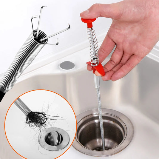 Plumbing Four-claw Hook Dredger Sewer Toilet Tool Manual Toilet Grab