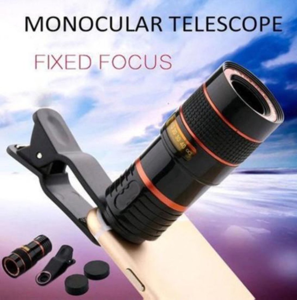 Optical Zoom HD Lens with Universal Cellphone Clip