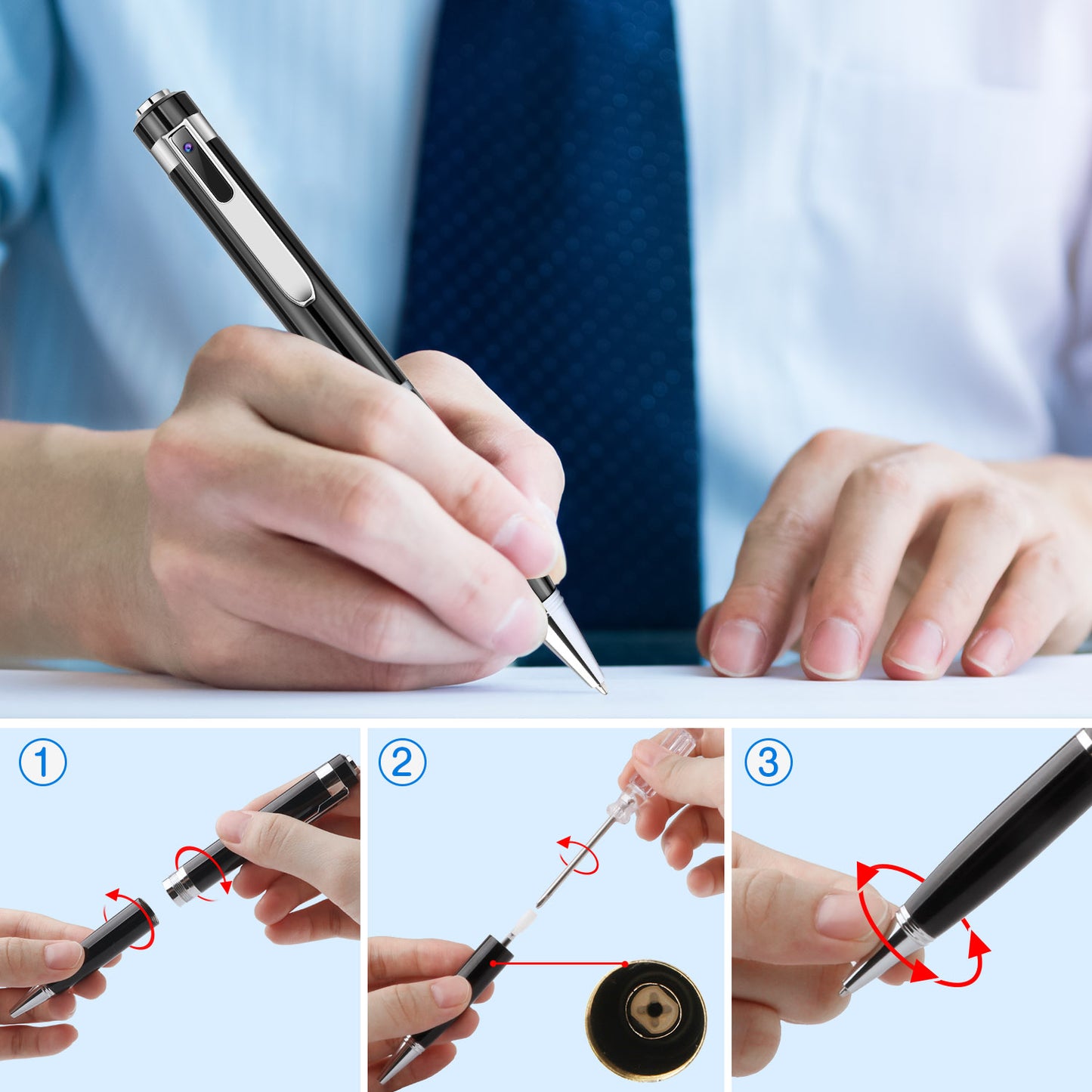1080P HD Mini Camcorder Camcorder Hidden Camera Pen