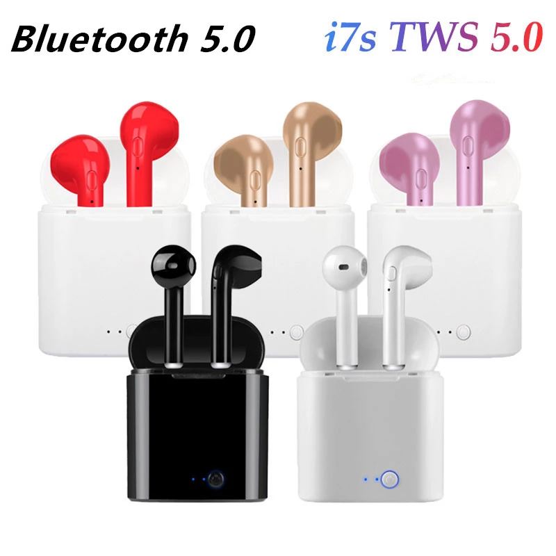 Bluetooth Wireless Earbuds With Recharge Case