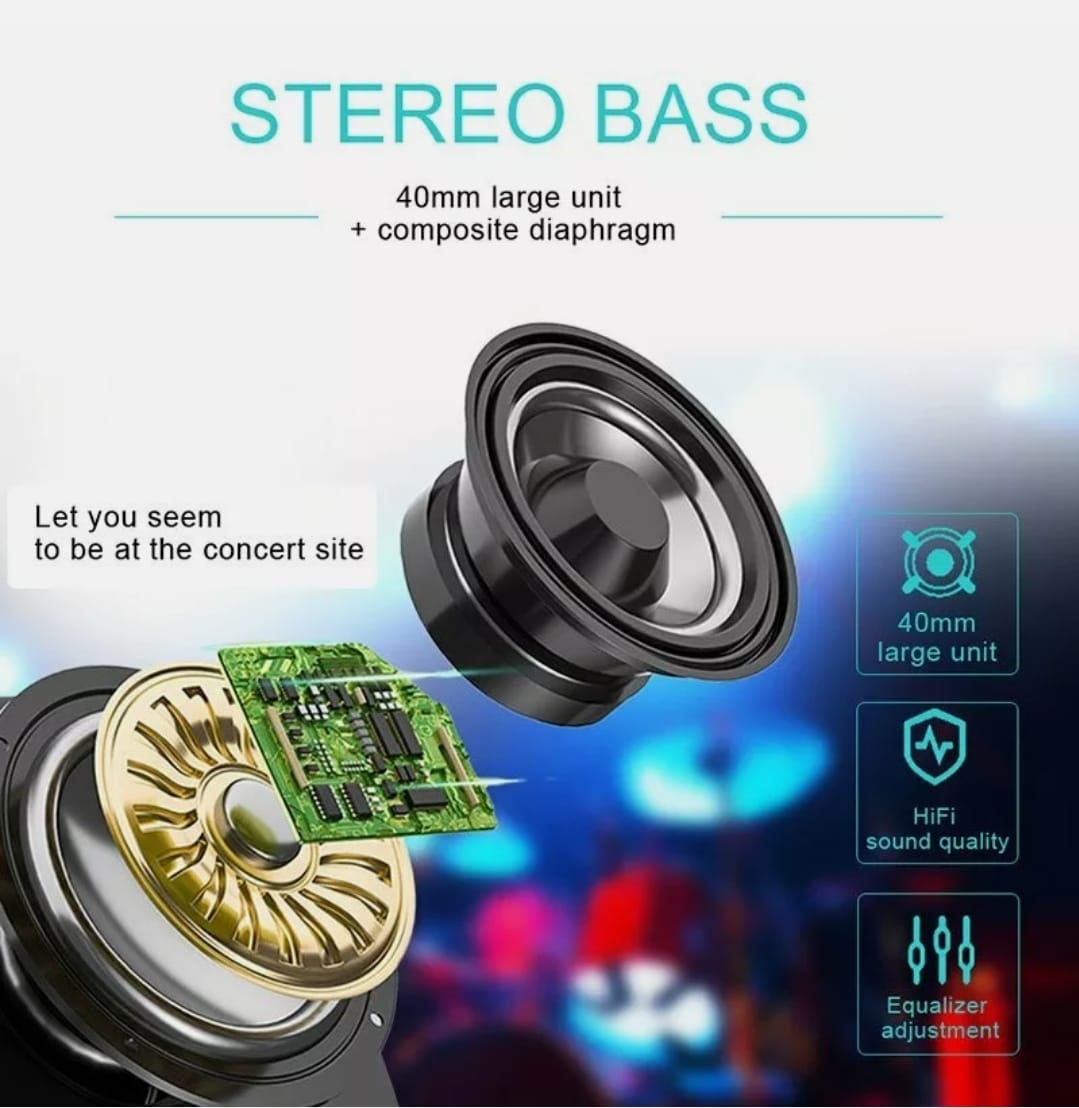 ND Z10 Color Changing Bluetooth Headphones