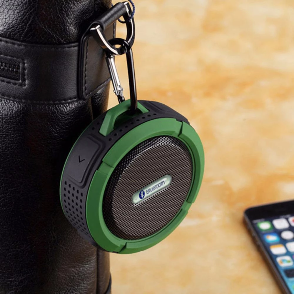Portable Waterproof Bluetooth Speaker with Suction Cup