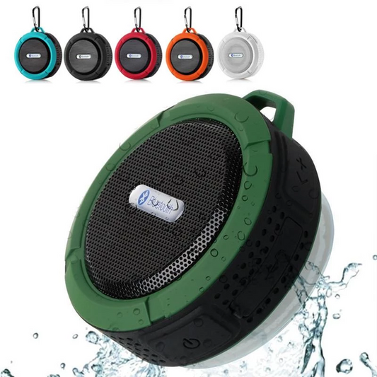 Portable Waterproof Bluetooth Speaker with Suction Cup