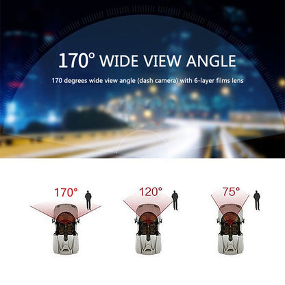 Dual Lens 1080P Plug In Dash Video Camera
