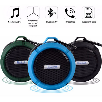 Portable Waterproof Bluetooth Speaker with Suction Cup