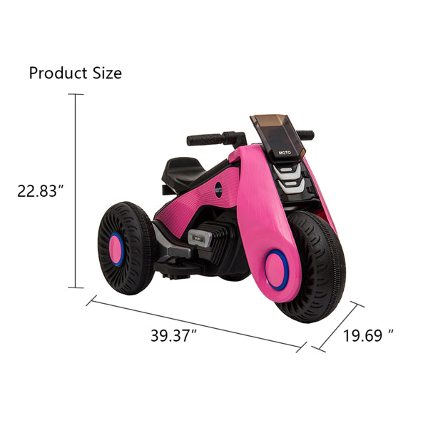 Kid’s Electric Motorcycle 3 Wheels Double Drive