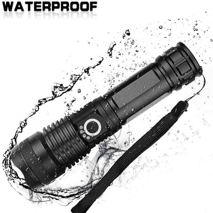 LED Ultra Bright Powerful Flashlight USB Zoom Led Torch