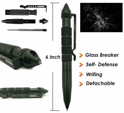 14 Pc Outdoor Emergency Survival And Safety Gear Kit Camping